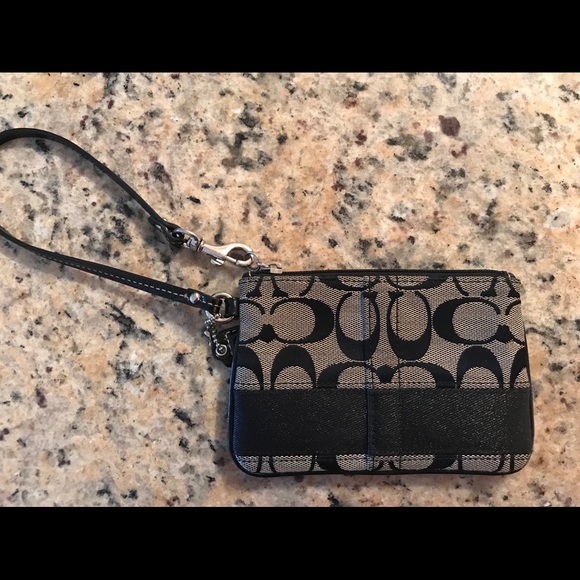 Coach Wristlet in Black - Picture 2 of 2